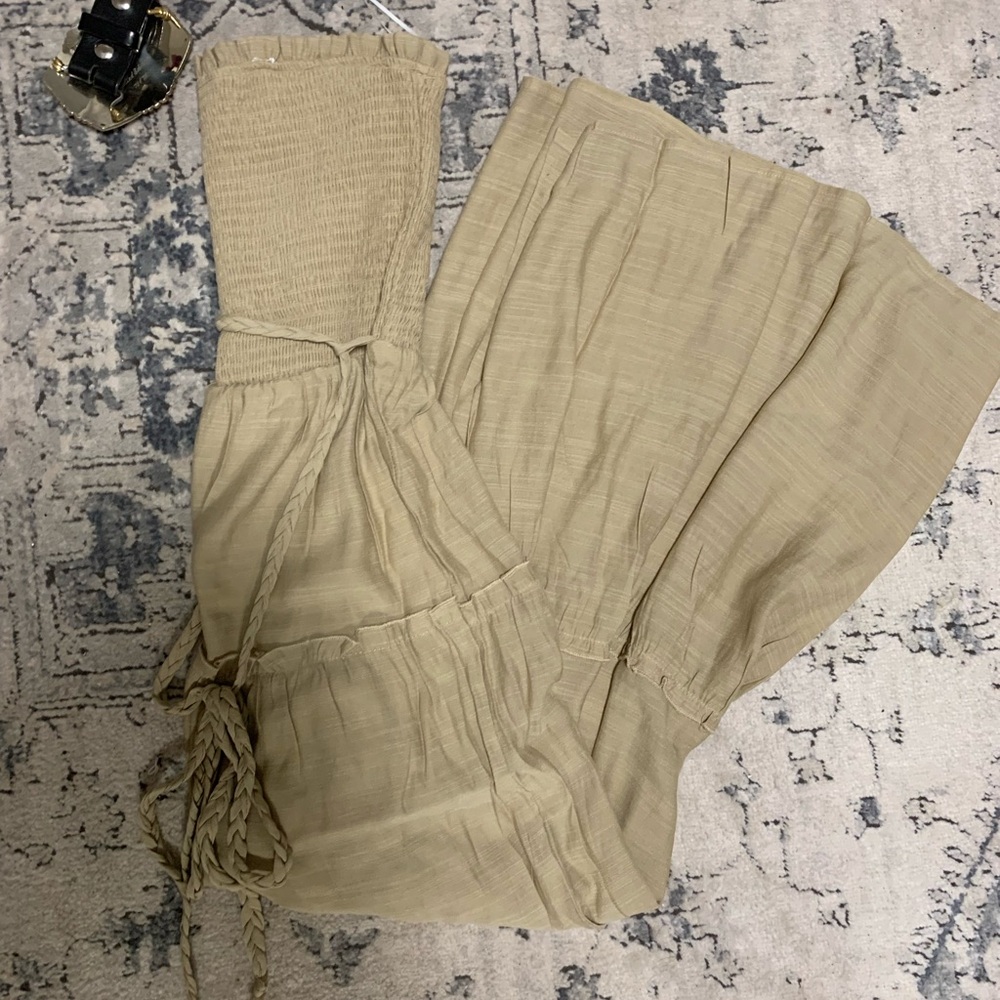 Western gold boho jumpsuit - Picture 2 of 2